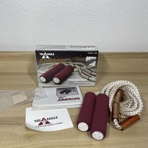 Vintage 1985 Fitness Pro The Triangle Jump rope‎ Model #500 W/ Instructions